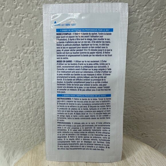 👍🏻 FREE‎ BIORE Blackhead Pulling Nose 👃 Strip 🆕 - Picture 3 of 3